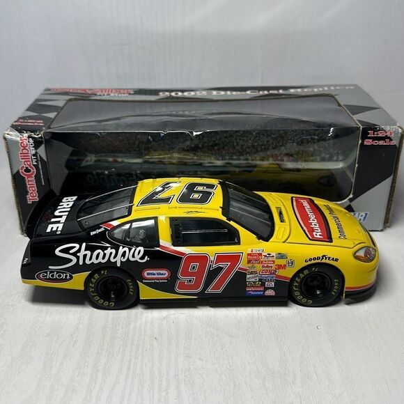 Team Caliber Owners Series #97 Kurt Busch 2002 Rubbermaid Sharpie Car 1:24 Scale - Picture 1 of 7